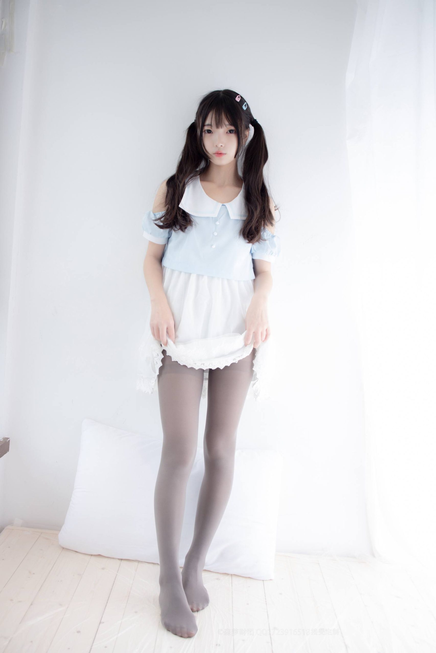 图片[4]-超级甜美的灰丝小姑娘【86P】20005-心动图库