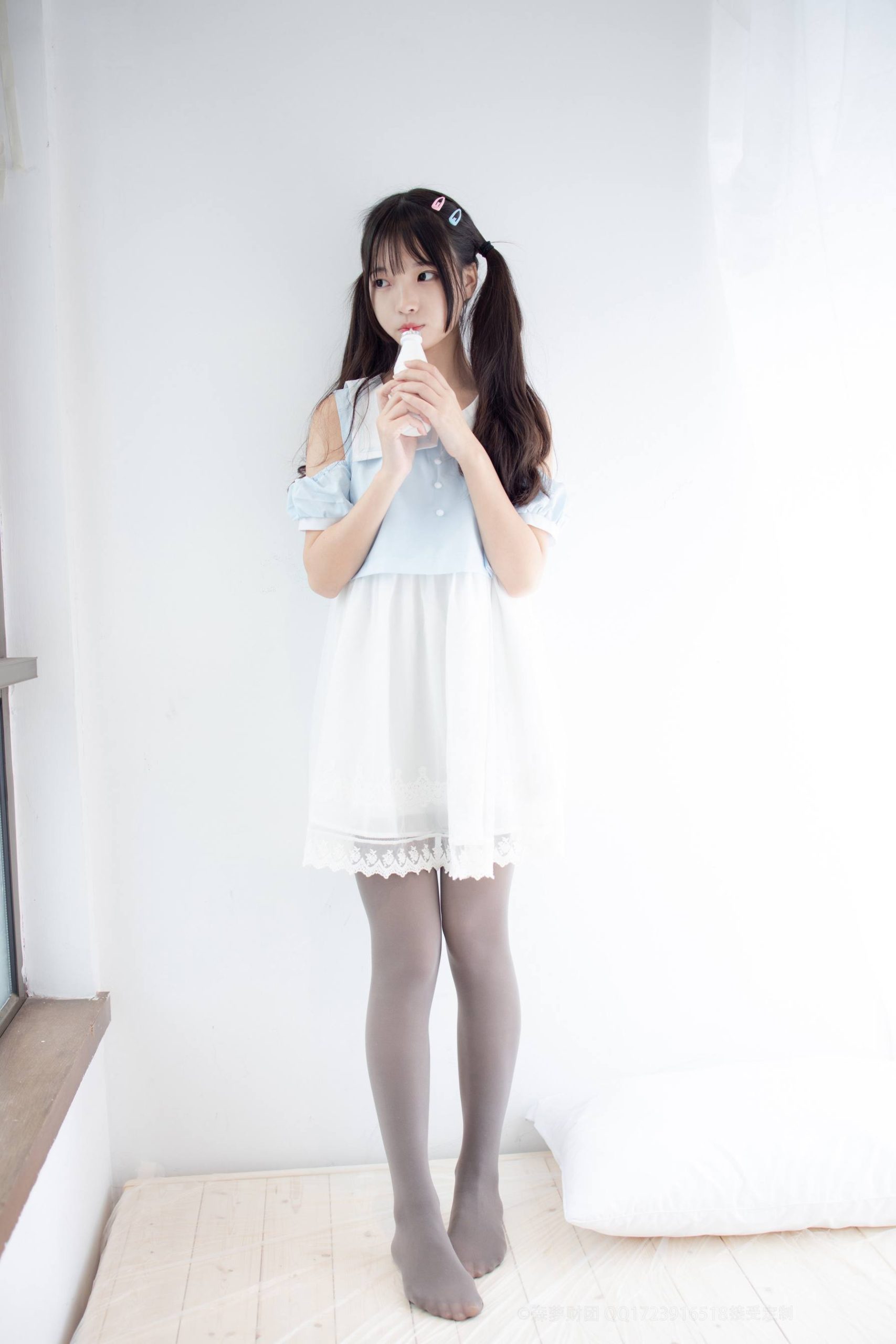 图片[6]-超级甜美的灰丝小姑娘【86P】20005-心动图库
