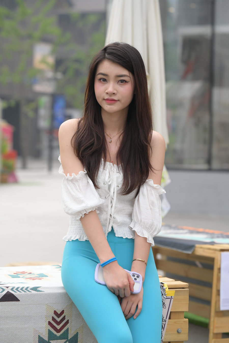 图片[2]-蓝色瑜伽裤漂亮女孩 J3299 769P-12.9GB-心动图库