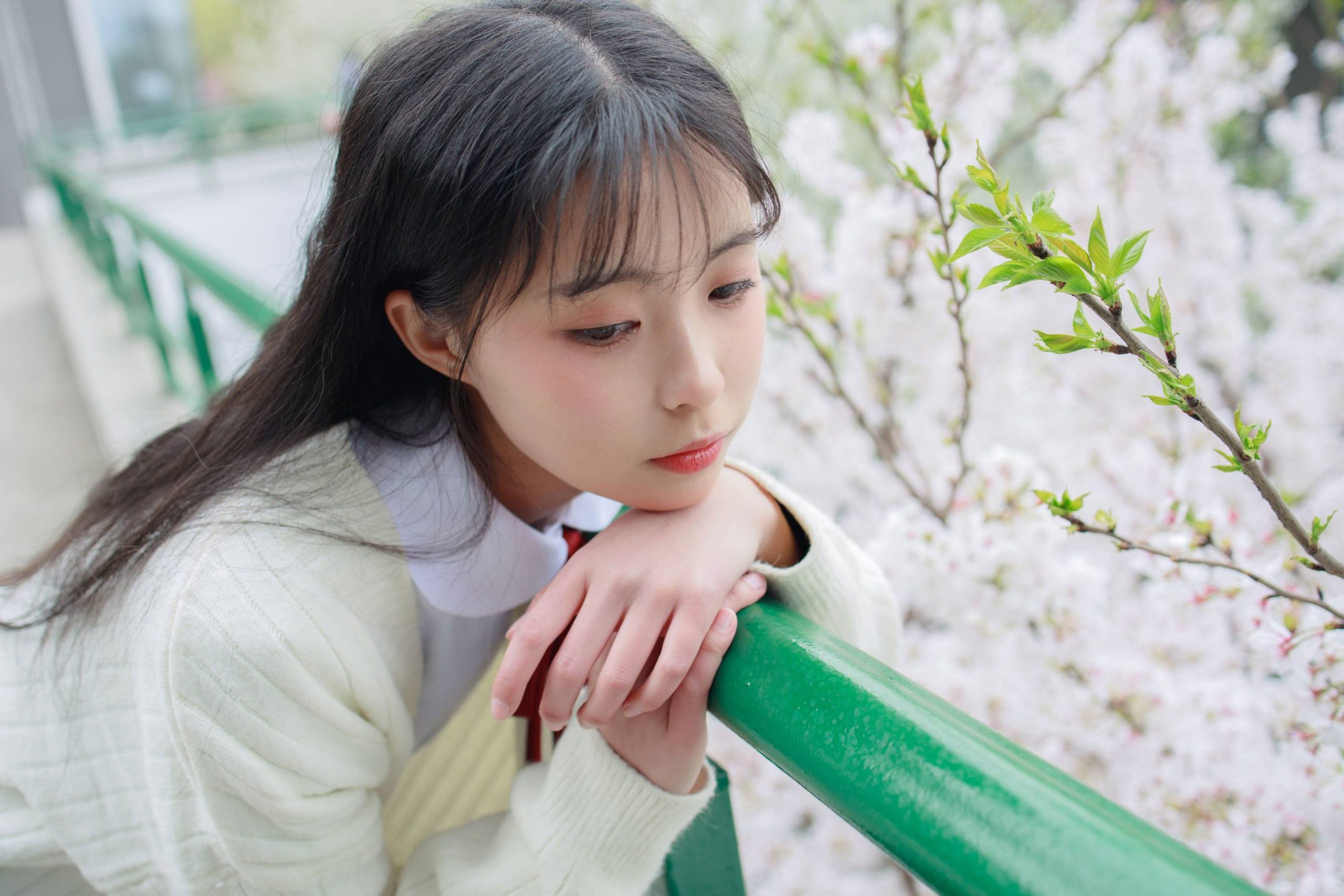 图片[6]-甜美可人的白丝姑娘【127P】20011-心动图库