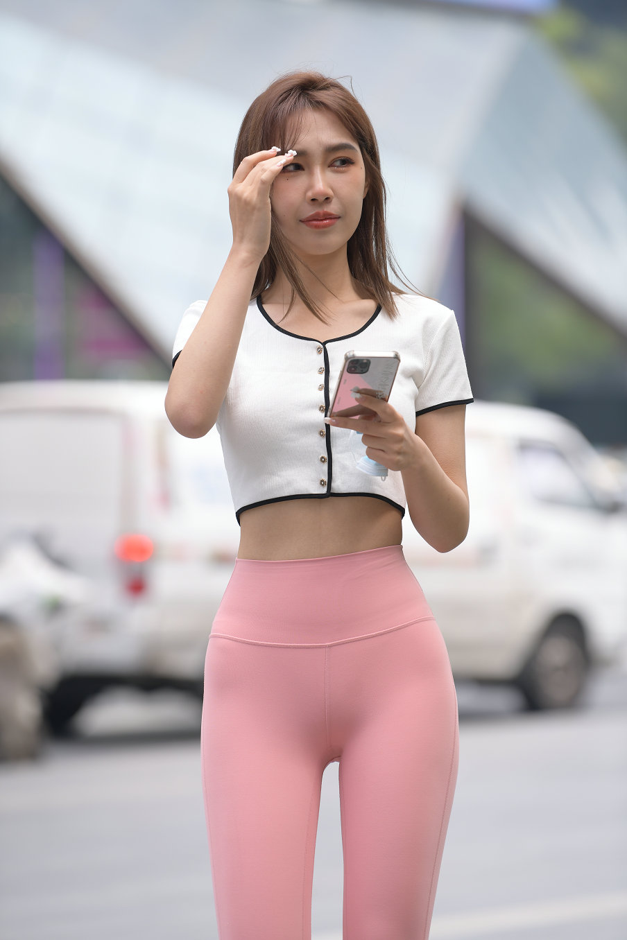 图片[2]-街拍粉色瑜伽裤女孩J2900 645P1V-20.7GB-心动图库