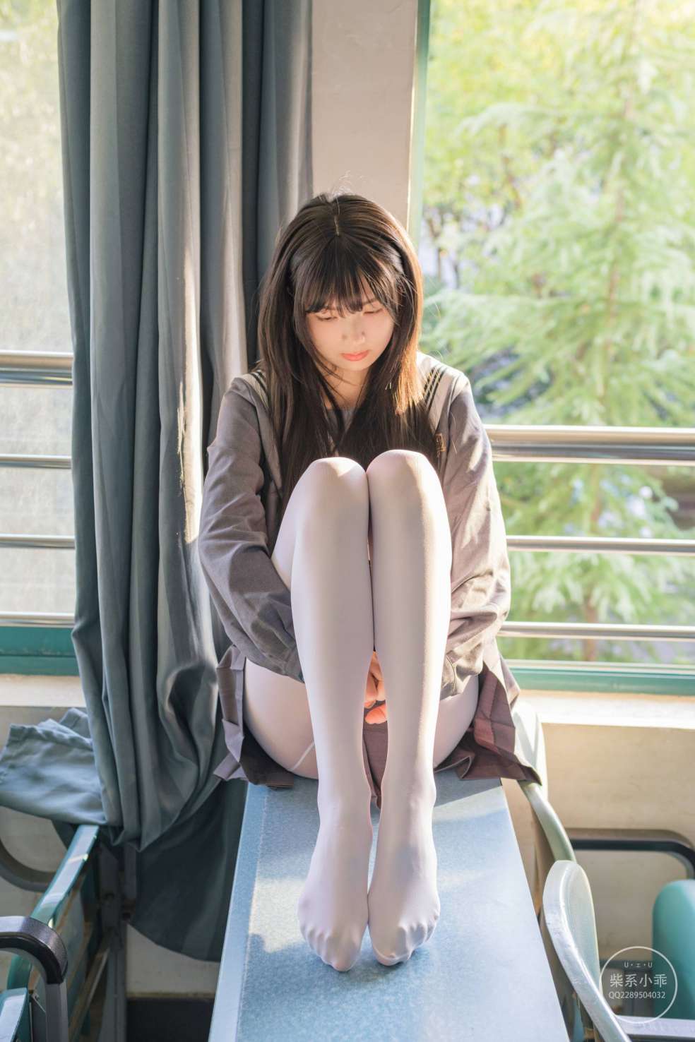 图片[1]-白丝清纯少女真的太可爱了【60P】20001-心动图库