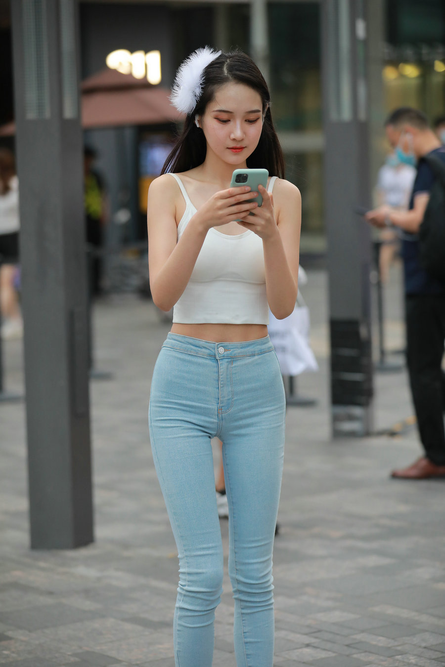 图片[3]-非常漂亮的牛仔裤女孩 J2144 98P1V-1.92GB-心动图库