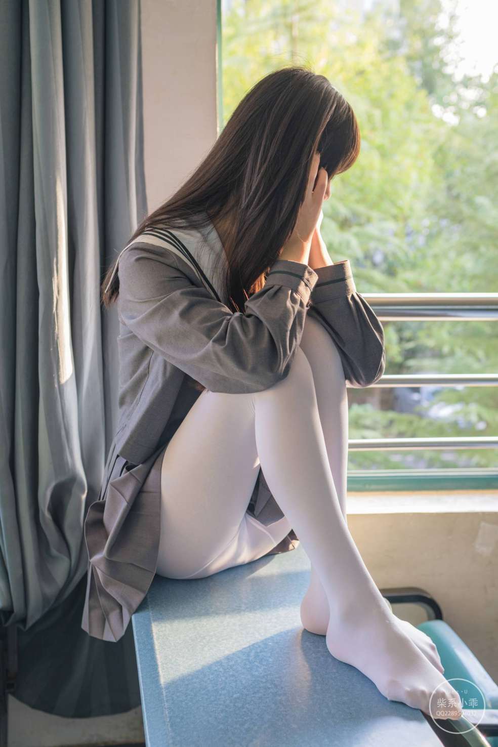 图片[4]-白丝清纯少女真的太可爱了【60P】20001-心动图库