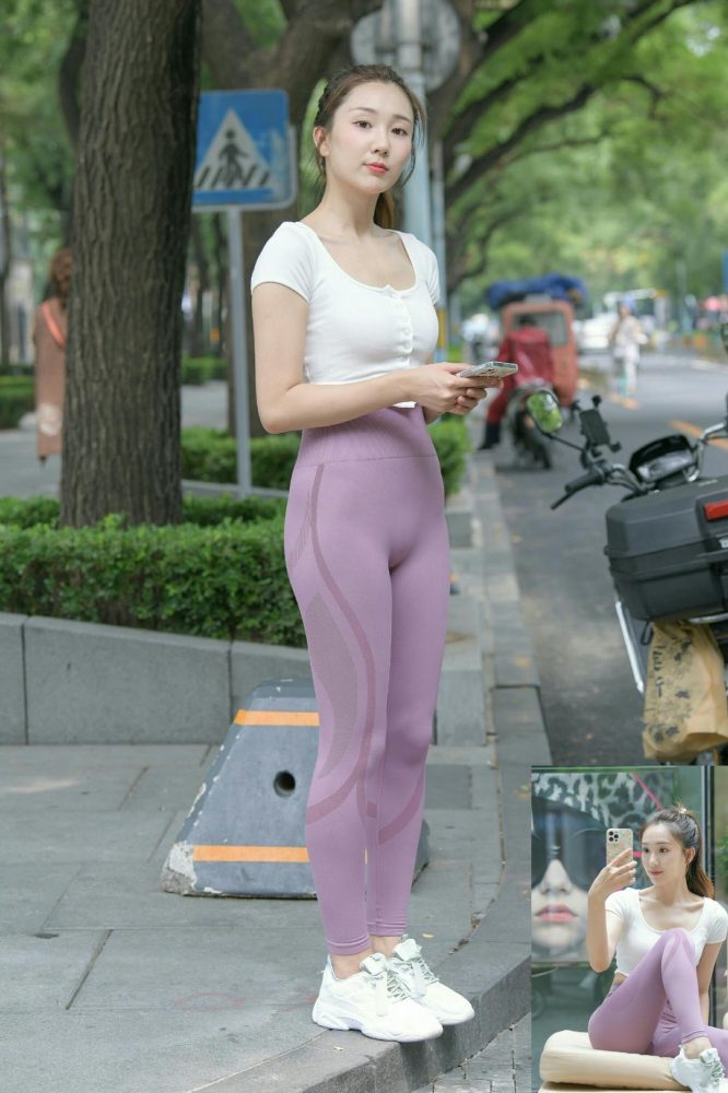 图片[5]-香芋色瑜伽裤高马尾漂亮女孩J2206 545P1V-19.1GB-心动图库
