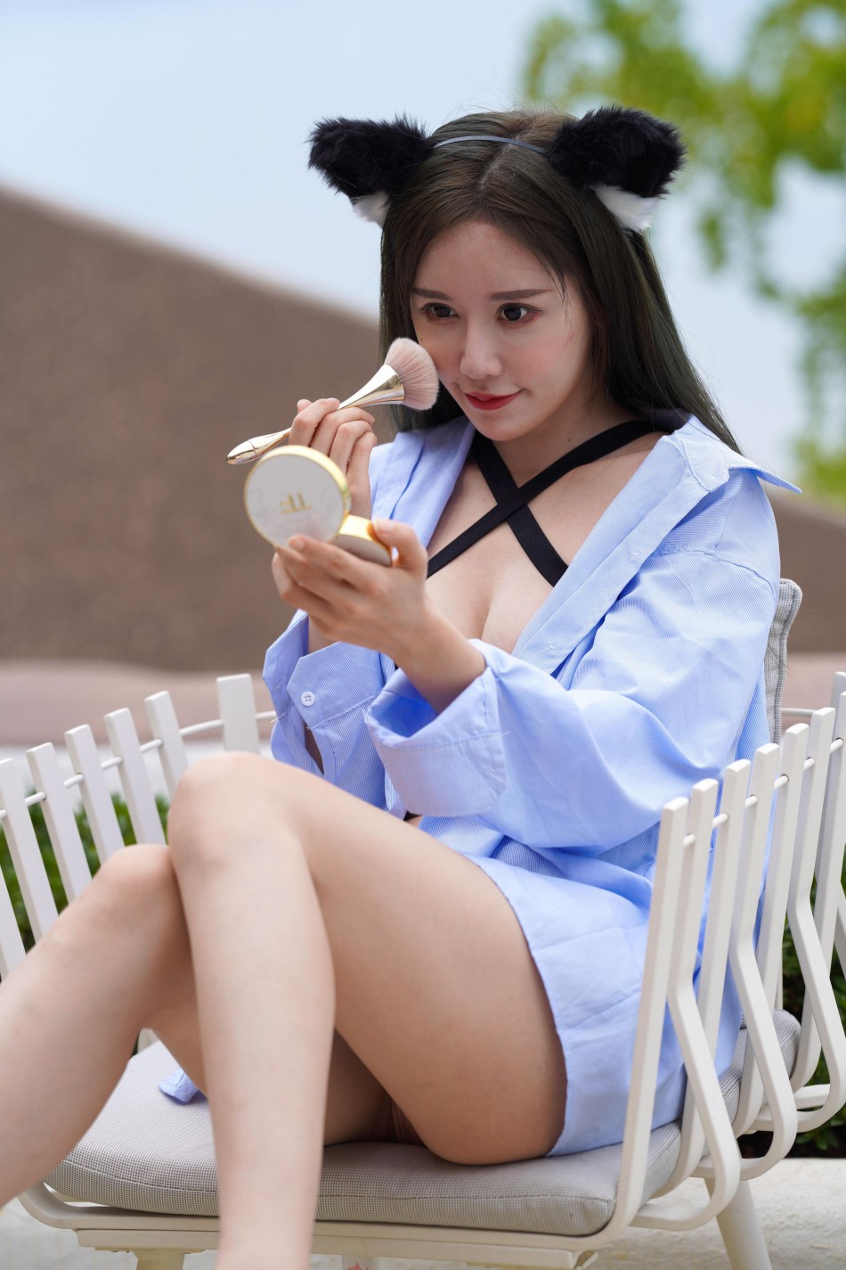 图片[5]-可爱的猫耳朵比基尼美少女【394P】00043-心动图库