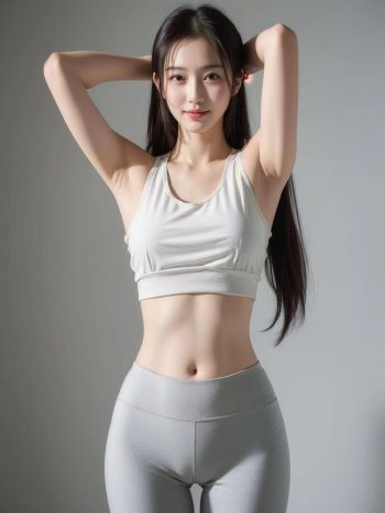 图片[3]-AI瑜伽裤清纯妹子系列图-心动图库