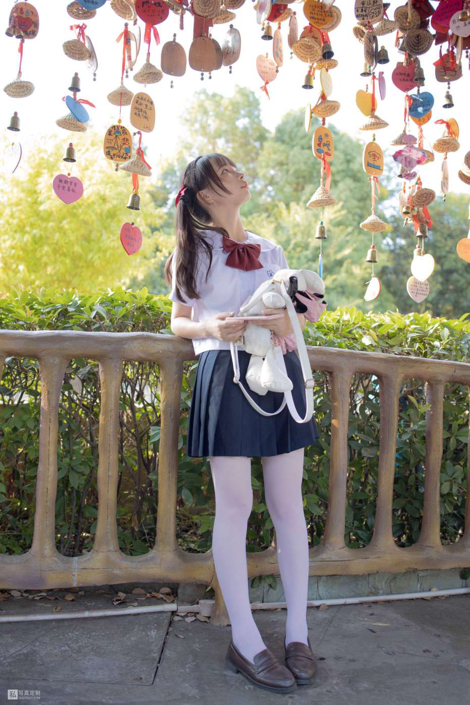 图片[5]-眼神好清澈的双马尾白丝女孩【75P】20019-心动图库